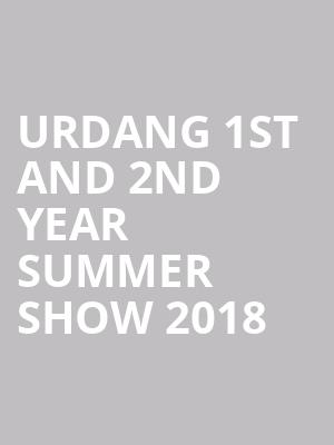 Urdang 1st and 2nd Year Summer Show 2018 at Shaw Theatre